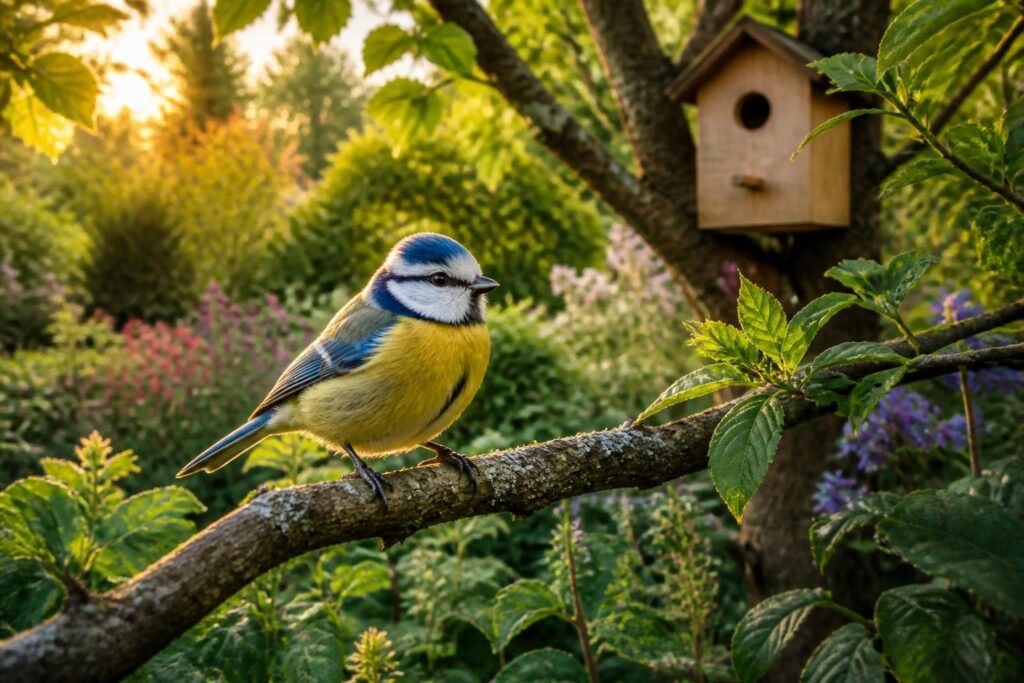 découvrez comment observer et accueillir la mésange bleue dans votre jardin écologique pour profiter de la beauté et des bienfaits de cet oiseau charmant.