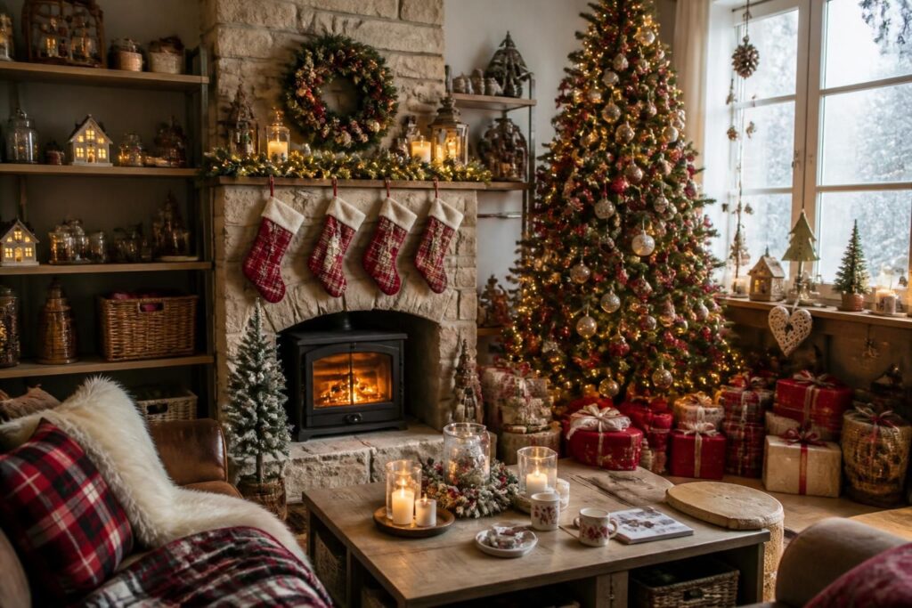 découvrez des idées et inspirations pour la décoration de noël intérieure, avec des conseils allant des villages de noël aux accessoires proposés par des boutiques comme centrakor et gifi.