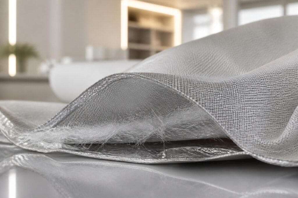 découvrez notre tissu isolant thermique, un textile innovant conçu pour offrir une isolation optimale et améliorer le confort énergétique de vos espaces.